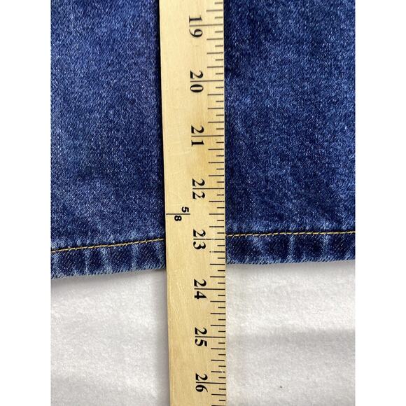 VTG 2002 Levi's 550 5-Pocket Denim Jean Skirt Size 18W Blue - Picture 7 of 7